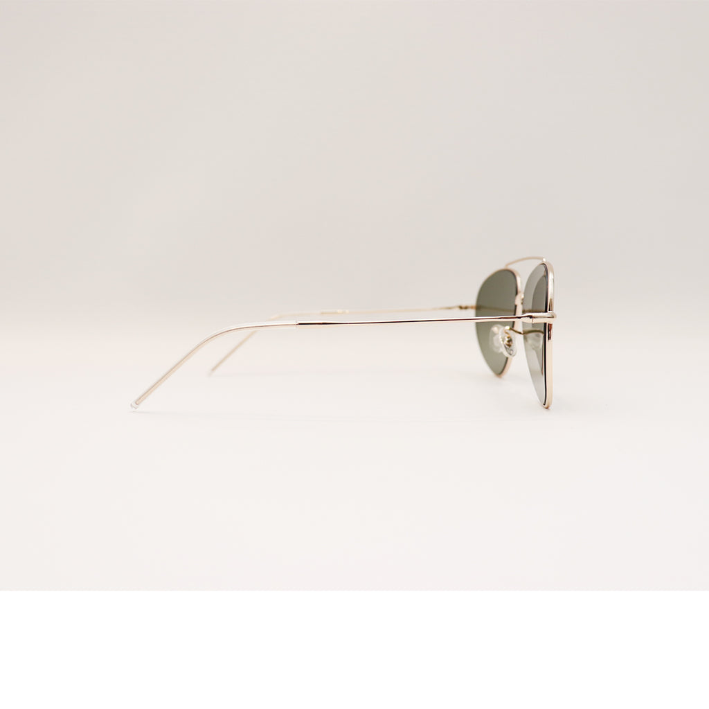 RAY-BAN AVIATOR REVERSE GOLD FRAME GREEN LENS - All About Eg