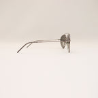 RAY-BAN AVIATOR REVERSE SILVER FRAME DARK GREY LENS - All About Eg