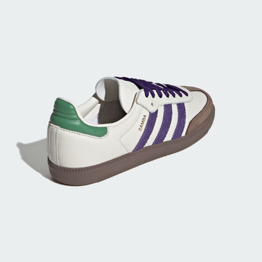 Adidas Samba OG Leather Sneakers Purple - All About Eg