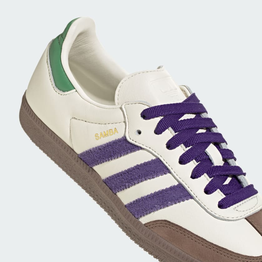 Adidas Samba OG Leather Sneakers Purple - All About Eg