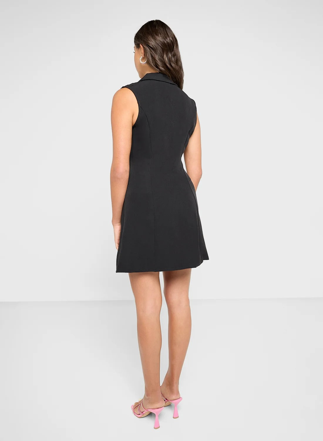 Sleeveless Blazer Dress