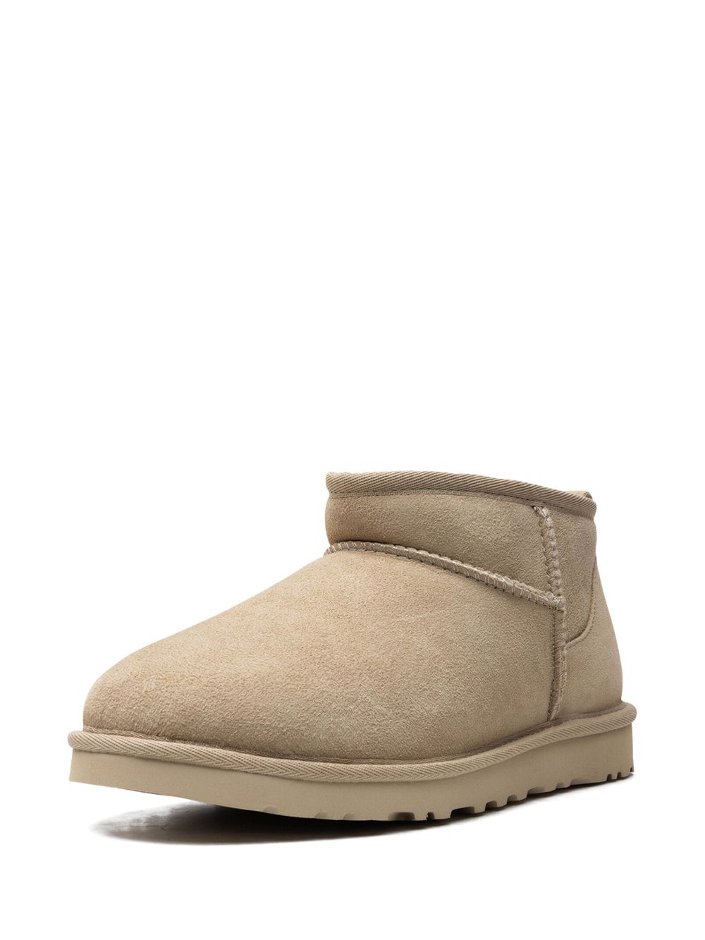 UGG Classic Ultra Mini Suede Brown Boots – side view -All About Eg-4