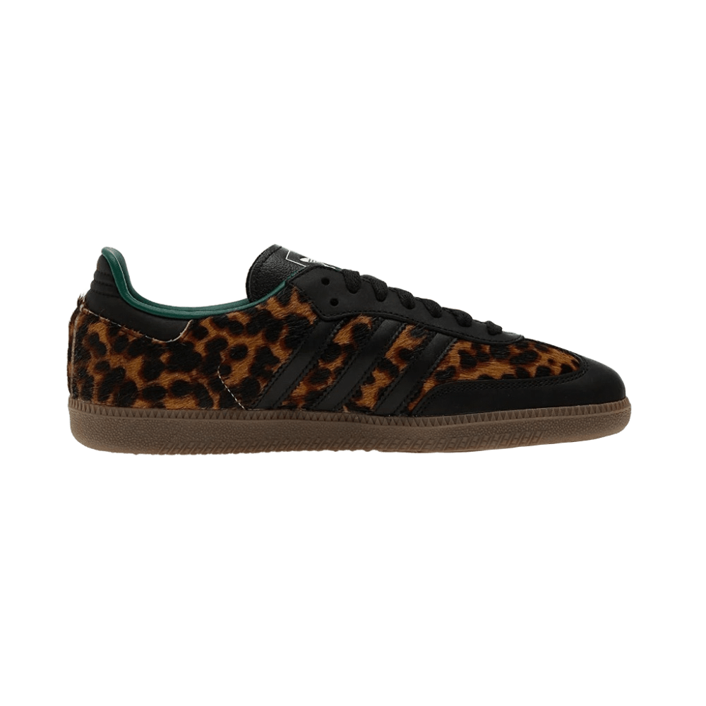 Adidas Samba OG Black Green Leopard