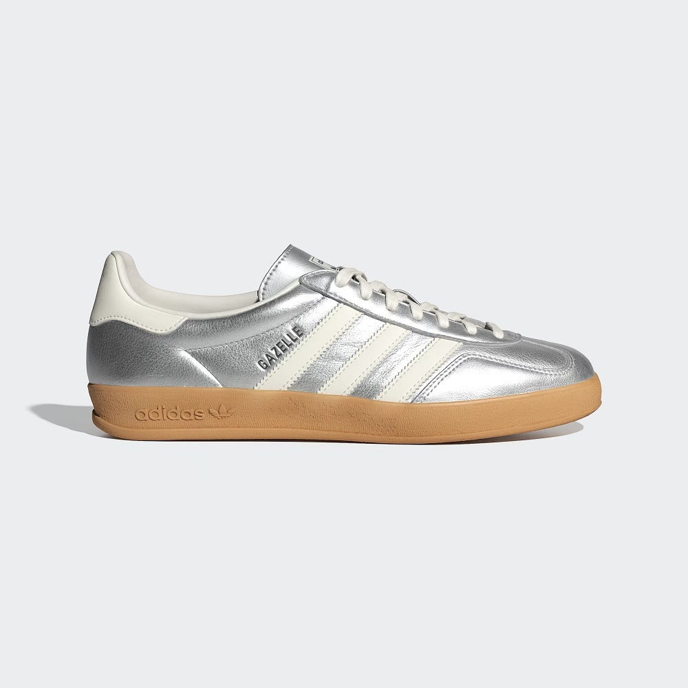 Adidas Gazelle Indoor White Silver Metallic