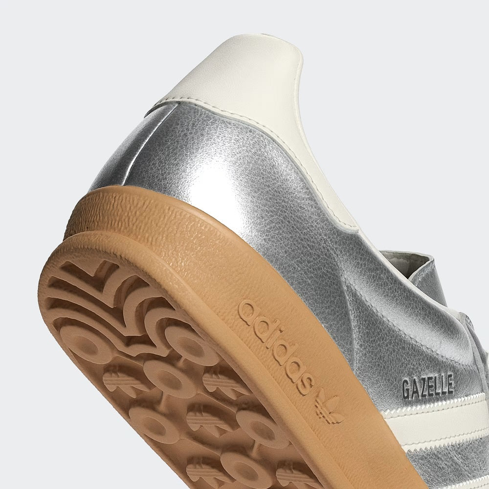 Adidas Gazelle Indoor White Silver Metallic