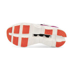 On Running Cloud Monster Shoes, White with Pink and Orange