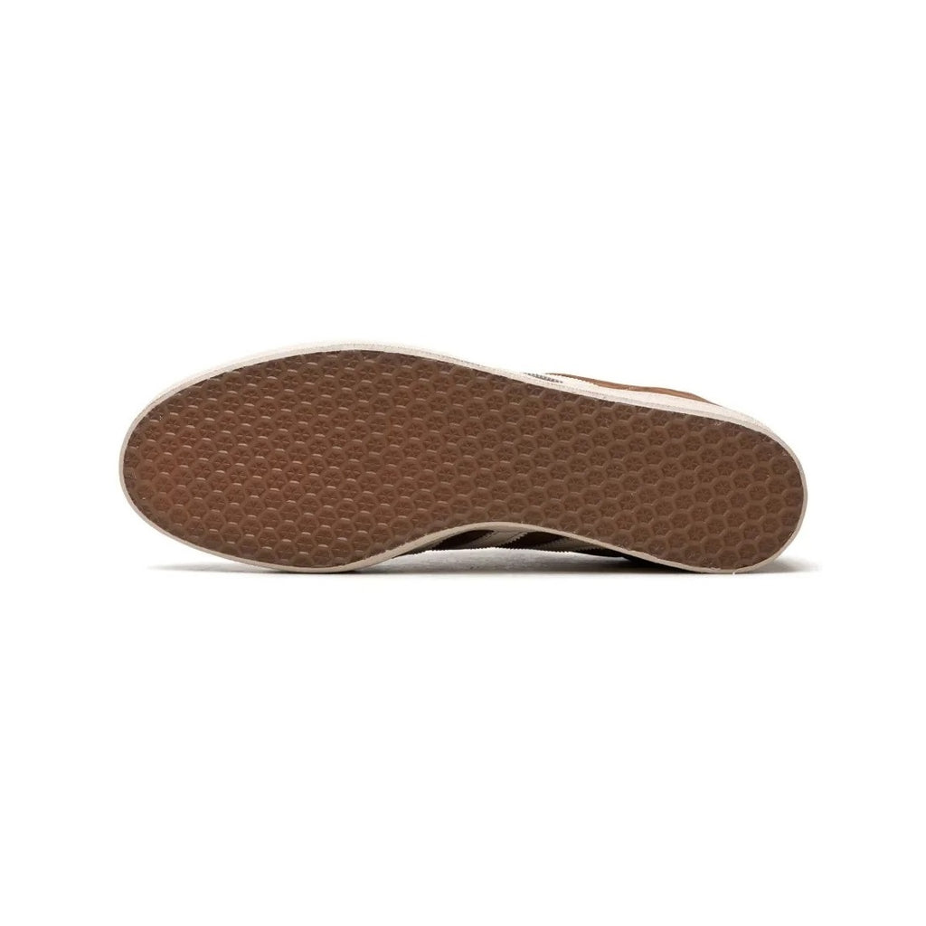 Adidas Gazelle 3 Stripes Leather Sneakers Brown