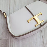 Tod's Micro Deni Lume leather top handle bag White