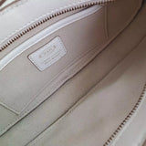 Tod's Micro Deni Lume leather top handle bag White