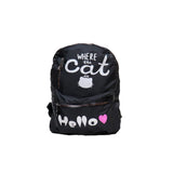 Fashion girl bag Casual Students backpack (CAT) ,14 inch - All About Eg