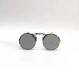 SILVER FRAME GREY LENS