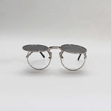 SILVER FRAME GREY LENS