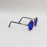 SILVER FRAME MIRROR LENS