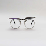 SILVER FRAME MIRROR LENS