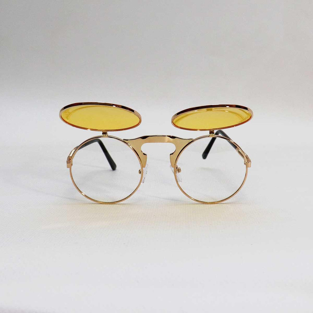 GOLD FRAME YELLOW LENS - All About Eg