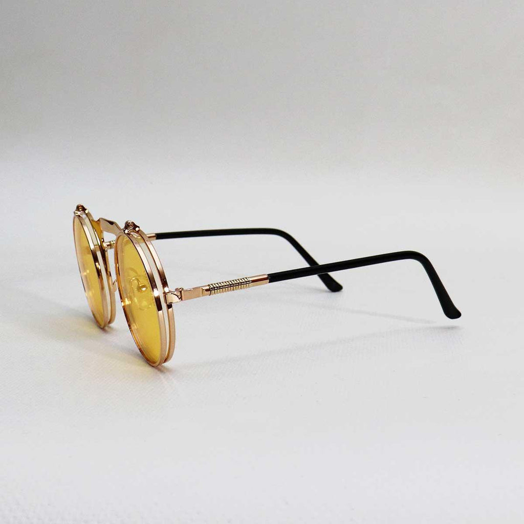 GOLD FRAME YELLOW LENS - All About Eg