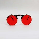 GOLD FRAME RED LENS