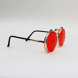 GOLD FRAME RED LENS