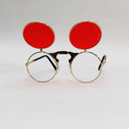 GOLD FRAME RED LENS - All About Eg