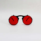 BLACK FRAME RED LENS