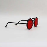 BLACK FRAME RED LENS