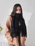 Fringe Hem Scarf - All About Eg