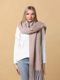 Fringe Trim Scarf - All About Eg