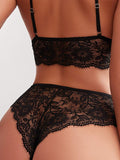 Black Lace Thong Underwear - All About Eg