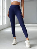 Women's Fashionable Mesh Insert Workout Leggings, Suitable For Yoga