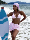 4pieces white&pink swimwear - All About Eg