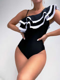 Layered one piece swimwear - All About Eg