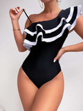 Layered one piece swimwear - All About Eg