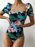 Multi colors bikini one piece - All About Eg