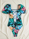 Multi colors bikini one piece - All About Eg